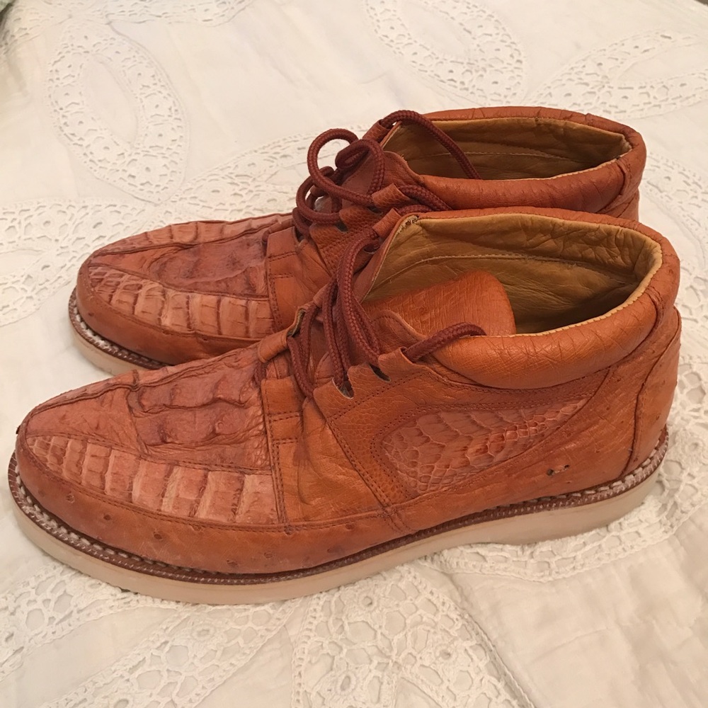 Los Altos Crocodile shoes size 11